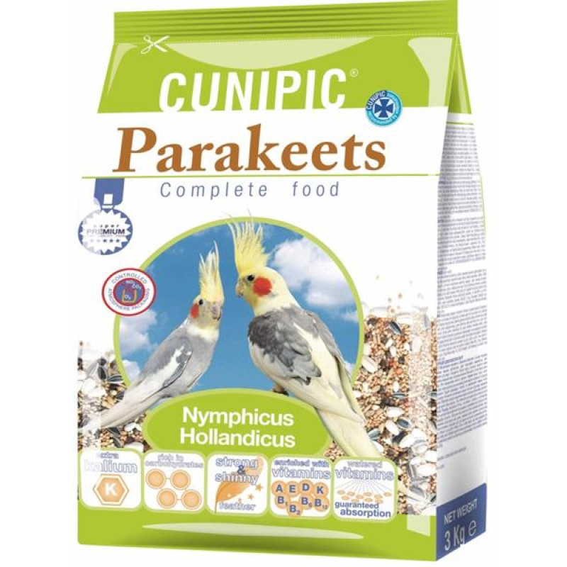 Cunipic Parakeets - Korela 3 kg