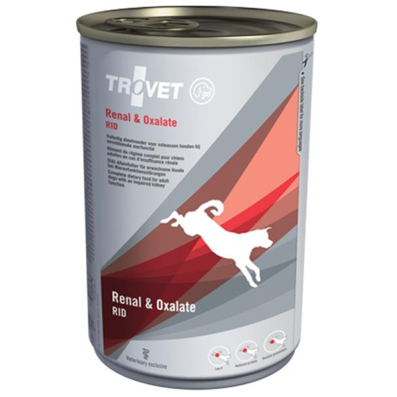 Trovet Canine RID Renal and Oxalate konzerva 400 g