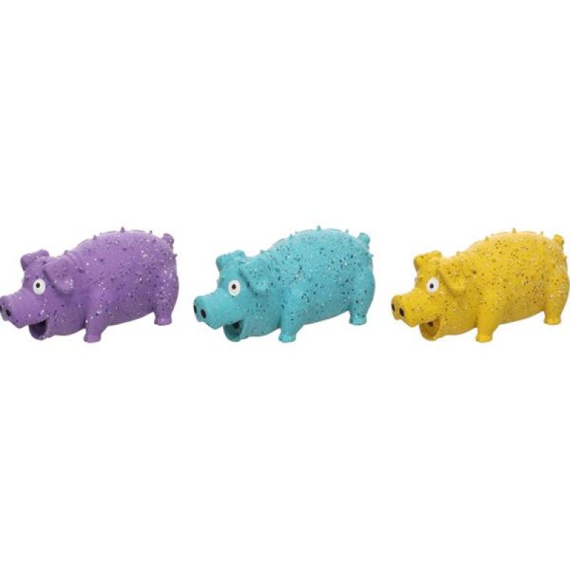 Hračka latex Freckles prase 15cm mix barev Flamingo