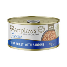 Applaws konzerva Cat Senior Tuňák se sardinkami 70g
