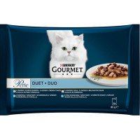 Gourmet Perle cat kaps.- Multip.DUO ryba 4 x 85 g 