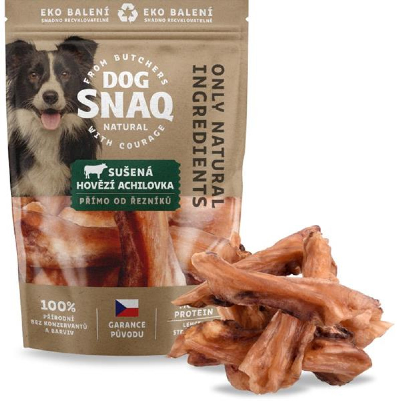 DOG SNAQ - Hovězí achilovka sušená 200g