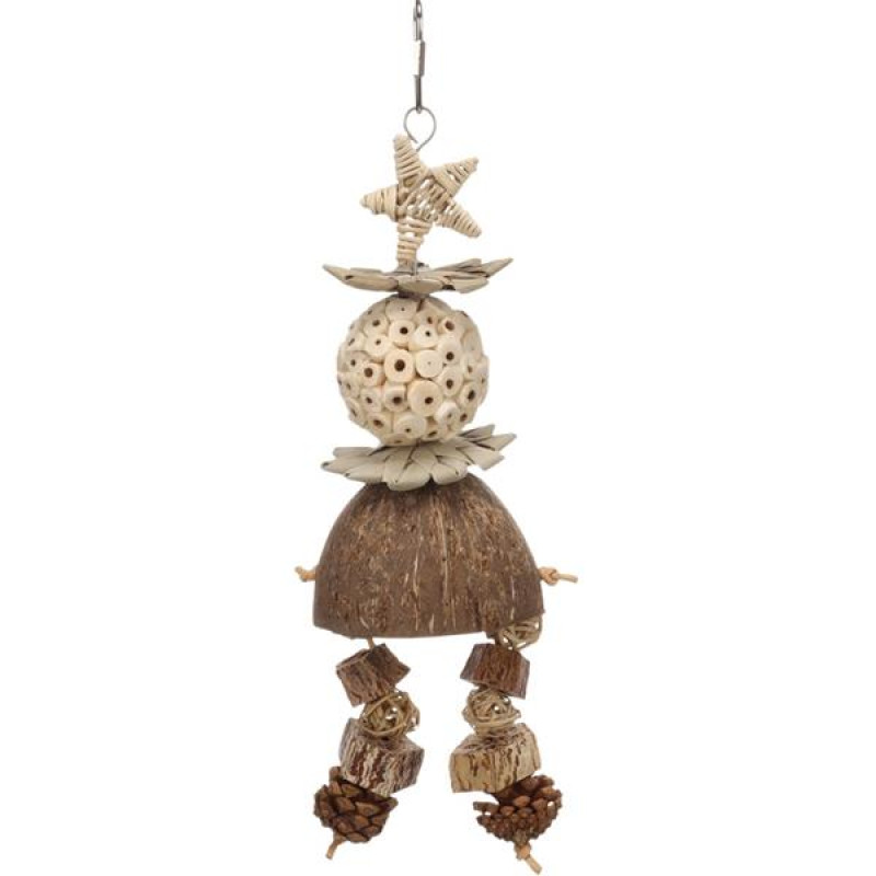 Hračka pták přírodní Geri Flamingo 10x10,5x32cm