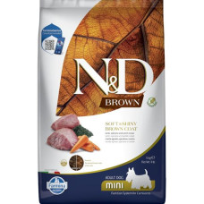 N&D BROWN Dog GF Lamb, Spirulina & Carrot Adult Mini 5 kg