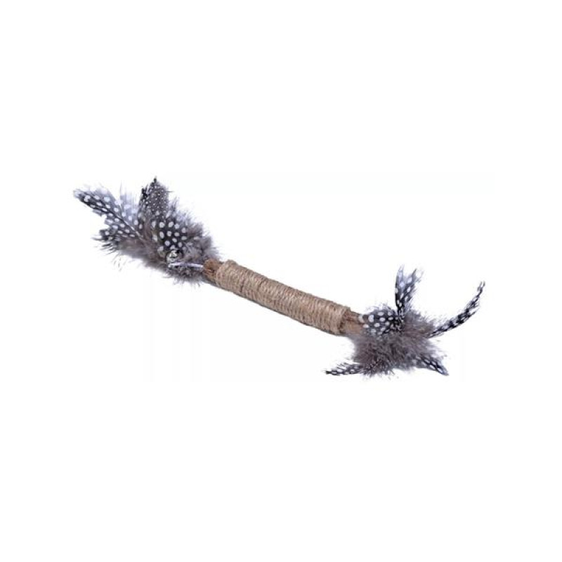 Hračka cat Quapas! konopí peří Hůlka A.K.