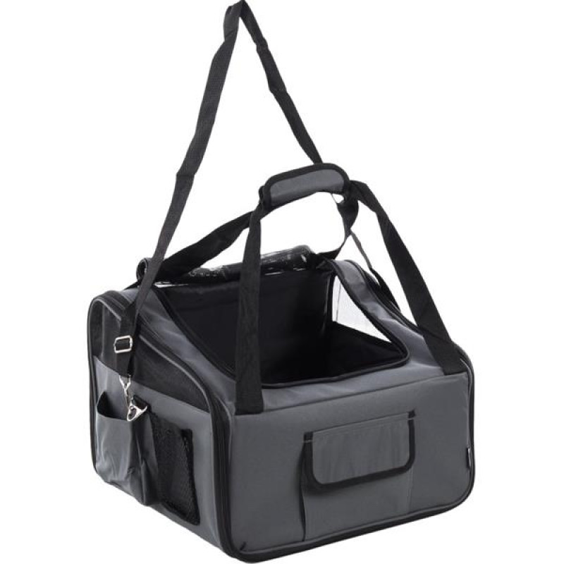 Autosedačka pro psy Ida šedá 44x34 Flamingo