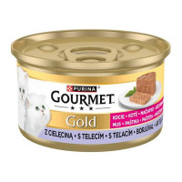 Gourmet Gold cat konz.-Kitten s telecím 85 g