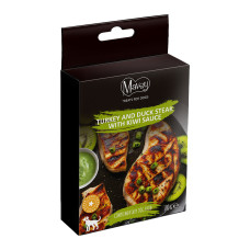 Mavsy Dog pamlsky Kachní steak s krůtou a kiwi 100g