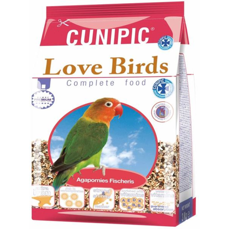 Cunipic Love Birds - Agapornis 3 kg