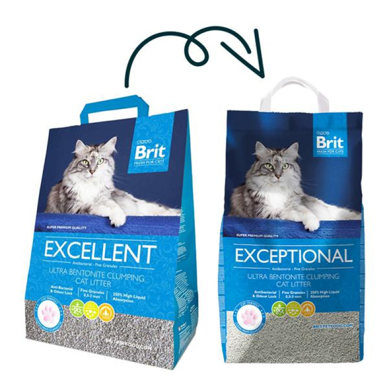 Podestýlka Cat Brit Fresh Excellent/Exceptional Ultra Bent. 5 kg