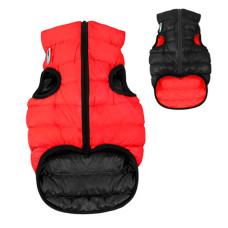 AiryVest bunda pro psy červená/černá XS 25