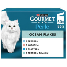 Gourmet Perle cat kaps.- Multip.losos,treska,platýz 60 x 85 g 