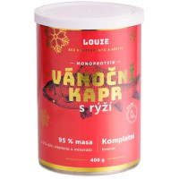 Louie konz. pro psy Vánoční kapr 400 g