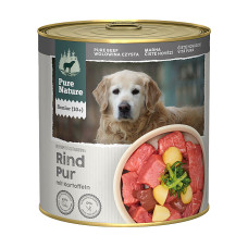 Pure Nature Dog Senior konzerva Hovězí PUR 800g