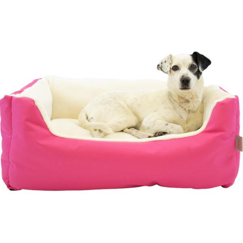 Pelech obdélník Rina růžová/bílá 100x75cm