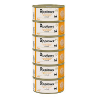 Applaws konzerva Cat Kuřecí prsa se sýrem 6x156g