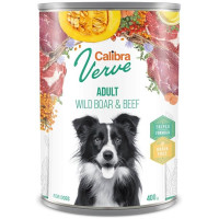 Calibra Dog Verve konz. GF Adult Wild Boar & Beef 400 g