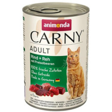 Animonda Carny cat  konz. - hovězí, srnčí, brusinky 400 g