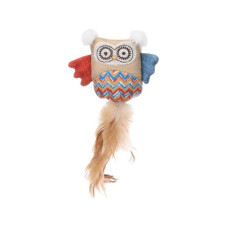 Hračka cat textil Robla sova Flamingo