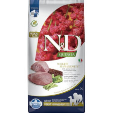 N&D QUINOA Dog GF Weight Management, Lamb & Broccoli Adult Medium & Maxi 7 kg