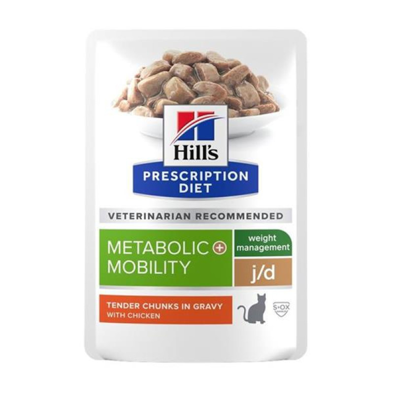 Hill's Prescription Diet Feline Metabolic + Mobility kapsička 12 x 85 g