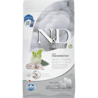 N&D WHITE Dog GF Sea Bass, Spirulina & Fennel Adult Medium & Maxi 2 kg