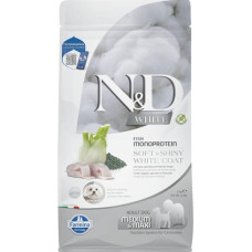 N&D WHITE Dog GF Sea Bass, Spirulina & Fennel Adult Medium & Maxi 2 kg
