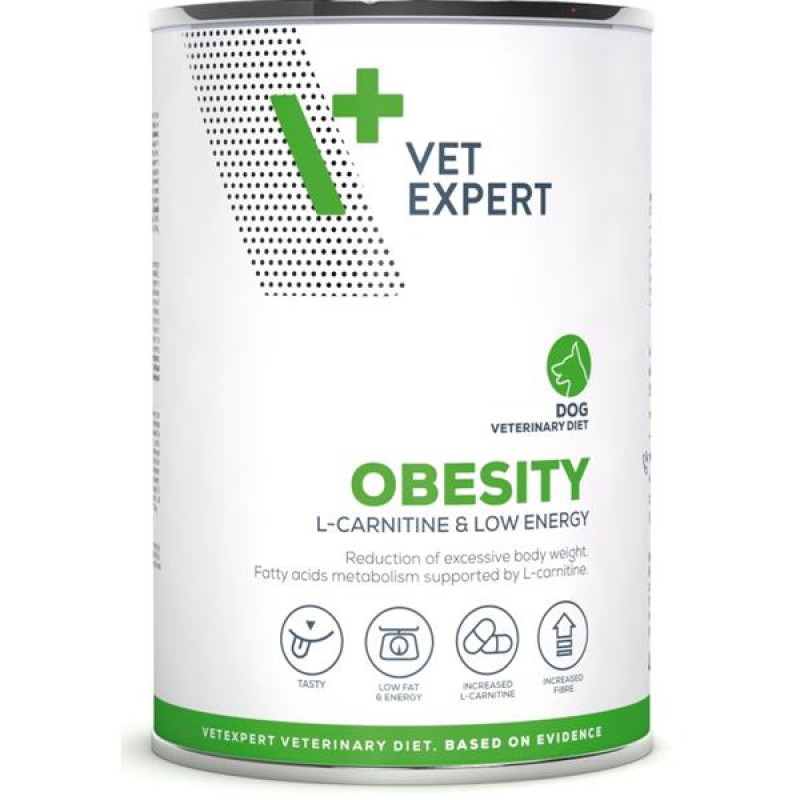 VetExpert VD 4T Obesity Dog konzerva 400g