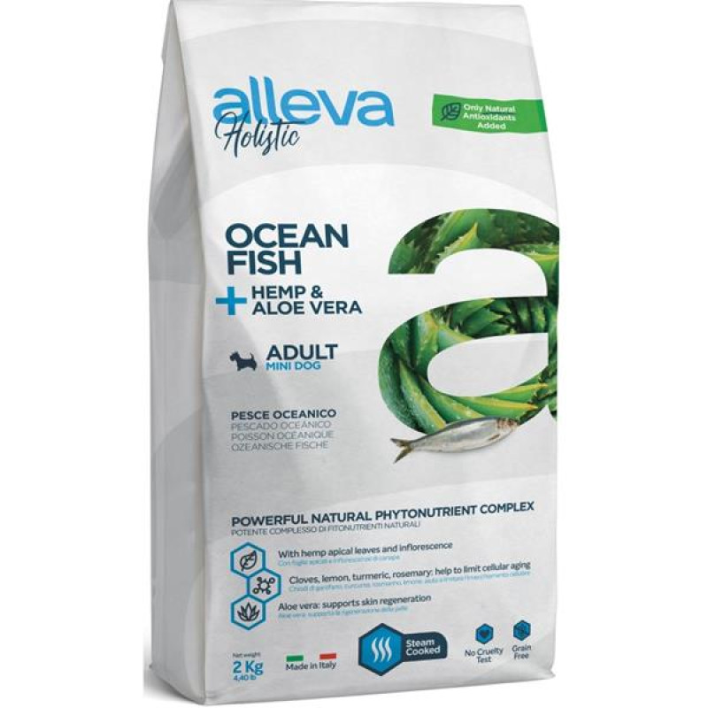 ALLEVA HOLISTIC Dog Dry Adult Ocean Fish Mini 2kg