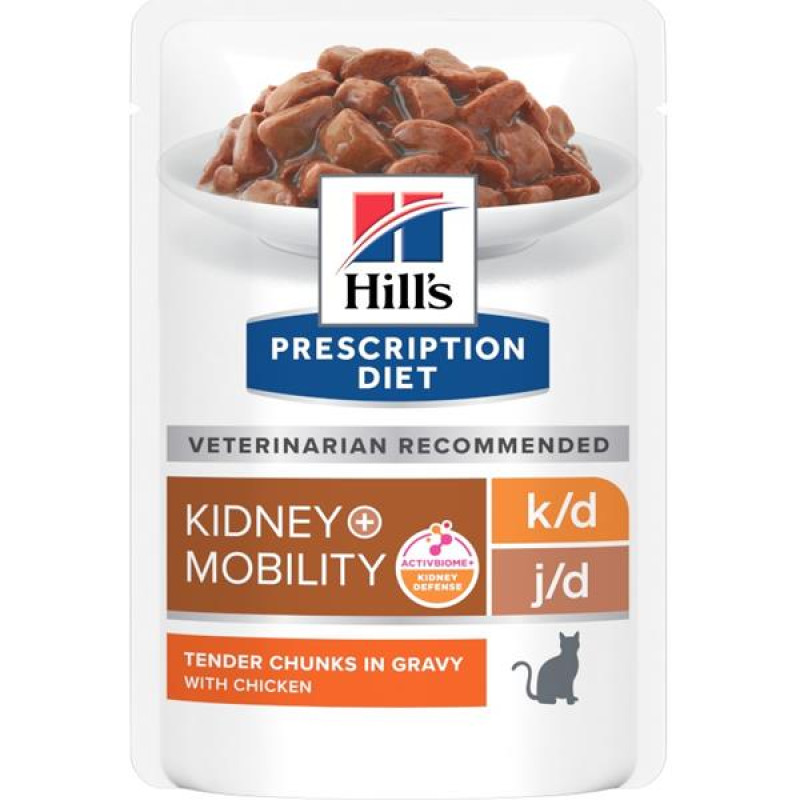 Hill's Prescription Diet Feline k/d + Mobility kapsička 12 x 85 g