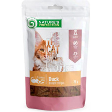 Nature's Protection Cat Snack kachní kousky 75 g
