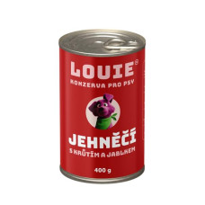 Louie konz.pro psy jehněčí, krůta, jablka 400g