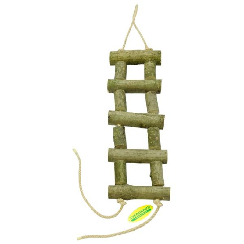 Žebřík dřevěný přírodní silnější 40 cm