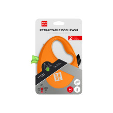 WAUDOG vodítko samonavíjecí se zásobníkem na sáčky Oranžové 20kg/5m/M