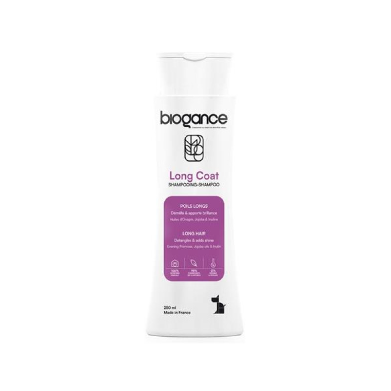 Biogance šampon Long coat - pro dlouhou srst 250 ml