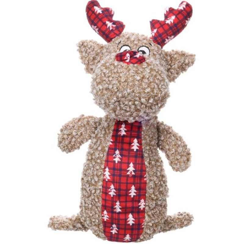 Hračka plyš vánoč. Krola sob 35cm Flamingo