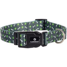 Obojek nylon Safia zelený 1x20-35cm Flamingo