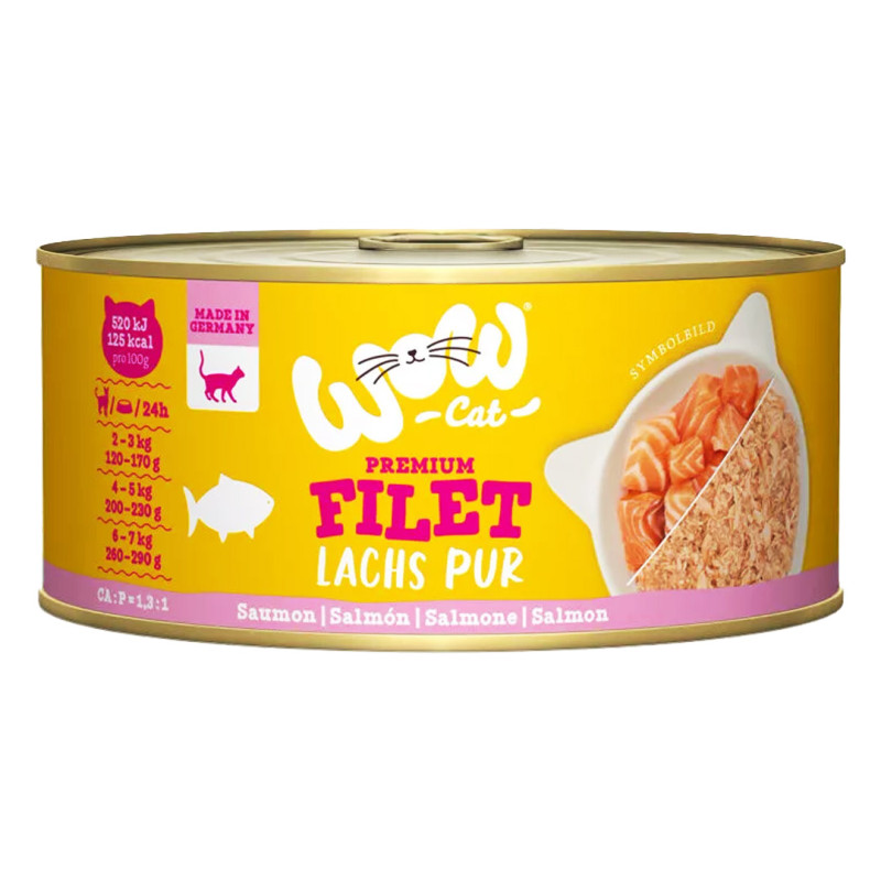 WOW Cat konzerva Filet Losos PUR Adult 70g