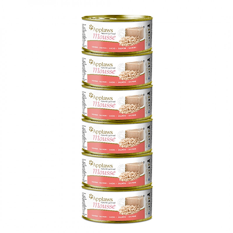 Applaws konzerva Cat Mousse Losos 6x 70g