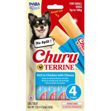 Inaba Churu Terrine Small Dog kuře a sýr 4x15g