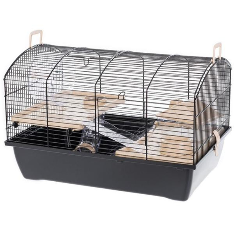 Klec hlod. křeček Viktor 2 s výbavou, Interzoo 50x33x33cm