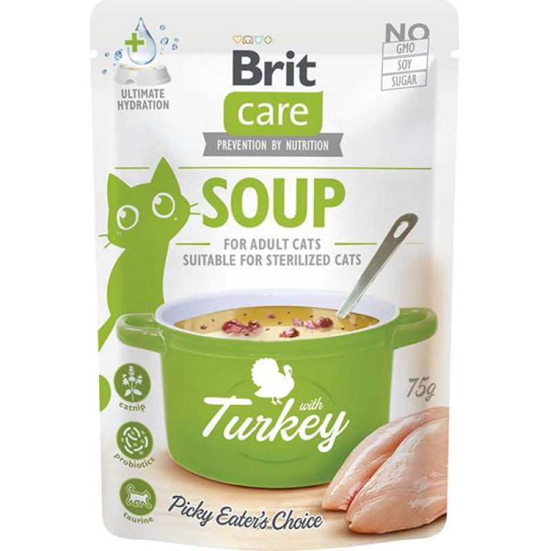 Brit Care Cat Soup with Turkey 75 g 