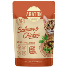 Araton Cat kaps. Adult Salmon/Chicken 85 g