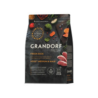 Grandorf FRESH granule pro psy Adult Medium & Maxi - Kachna  3kg