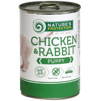 Nature's Protection Dog konz.Puppy kuře/králík 400 g