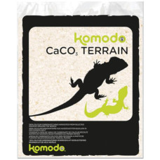 Písek terarij. CaCO3 Terain White, bílý Komodo 4kg