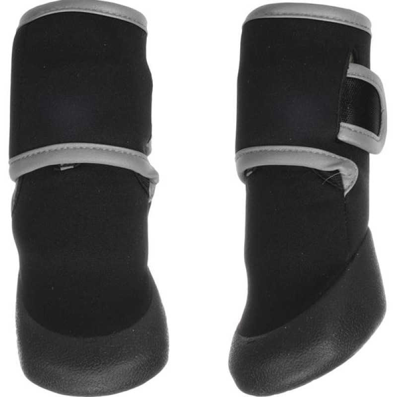 Botičky Laky 2 ks černé XL 6,3x6,3cm Flamingo