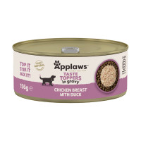 Applaws Dog konzerva Kuřecí prsa s kachnou v omáčce 156g