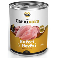 MARTY konz. pro kočky ProCarnivora-kuře+hovězí 400g
