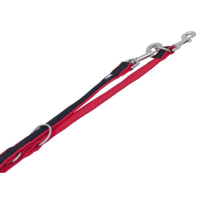 Vodítko nylon Mesh Preno přep. 200cm x 15-20mm červené Nobby